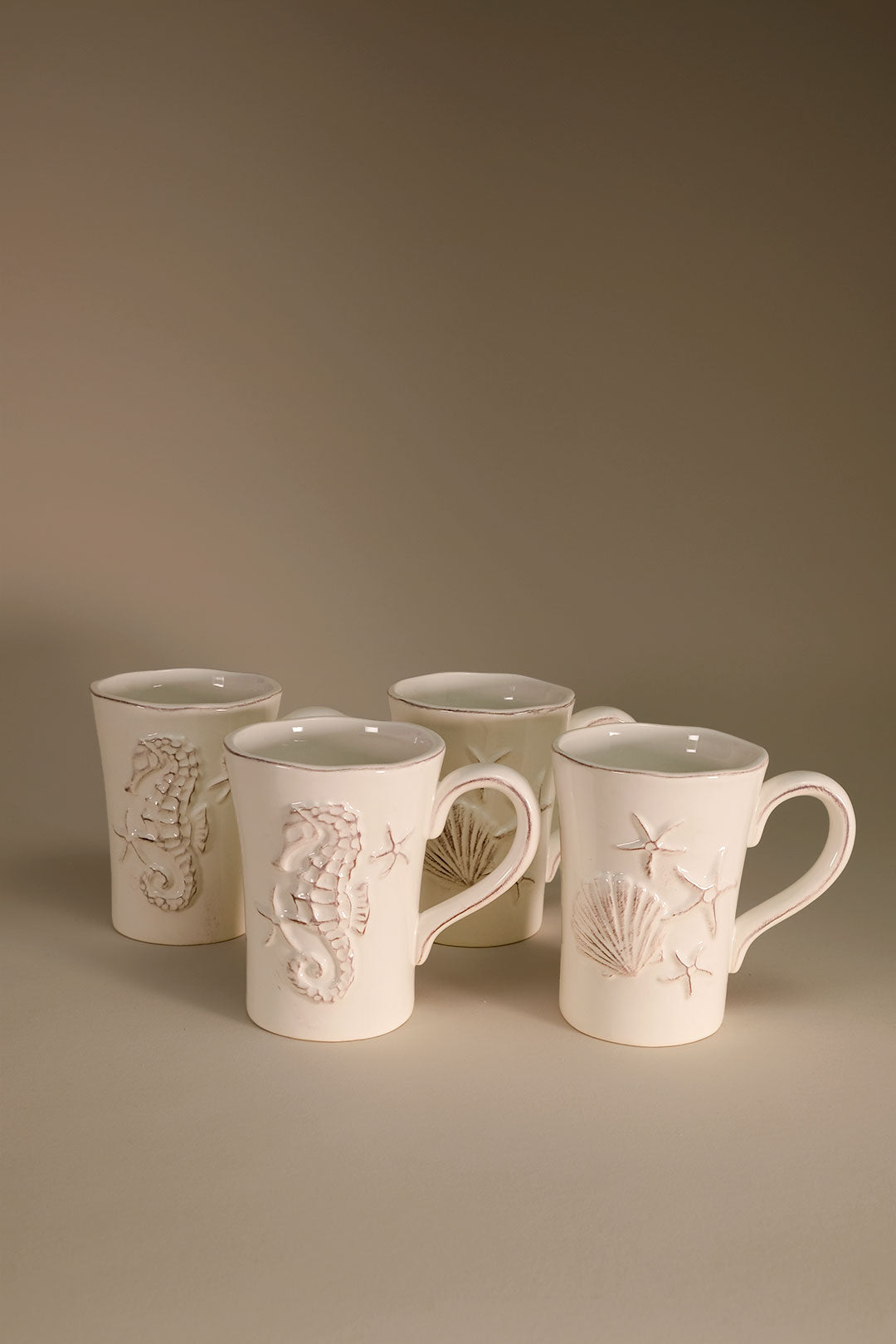 Laguna Coastal Mug in White Set of 4