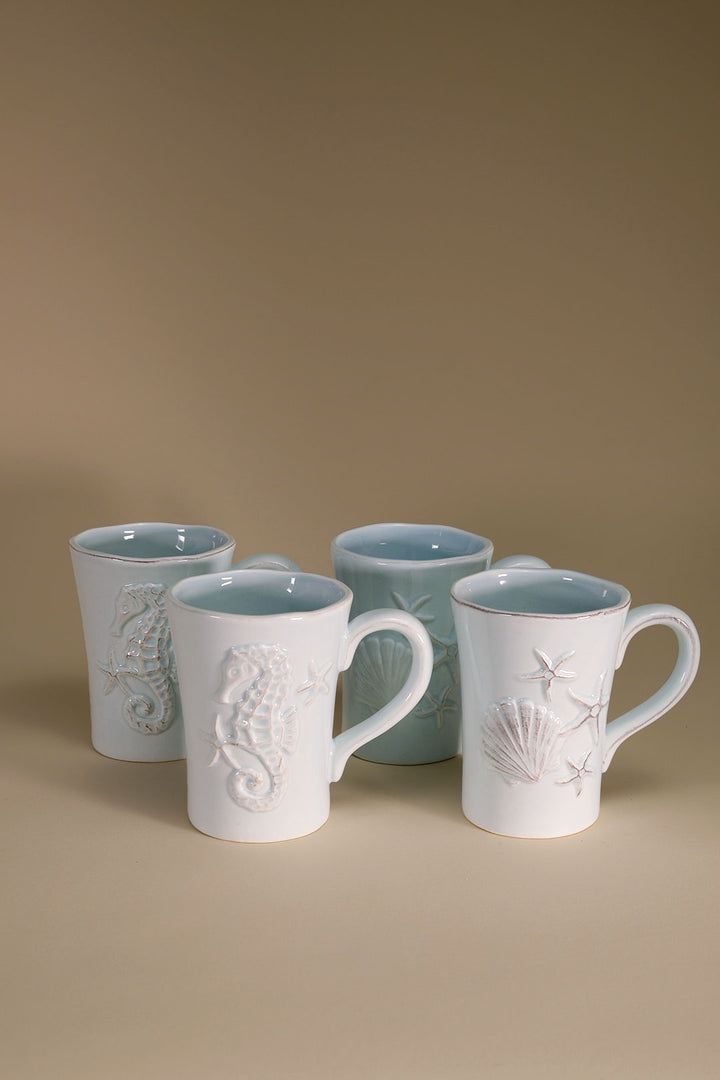 Laguna Coastal Mug in Blue Set of 4
