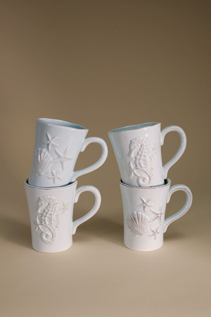 Laguna Coastal Mug in Blue Set of 4