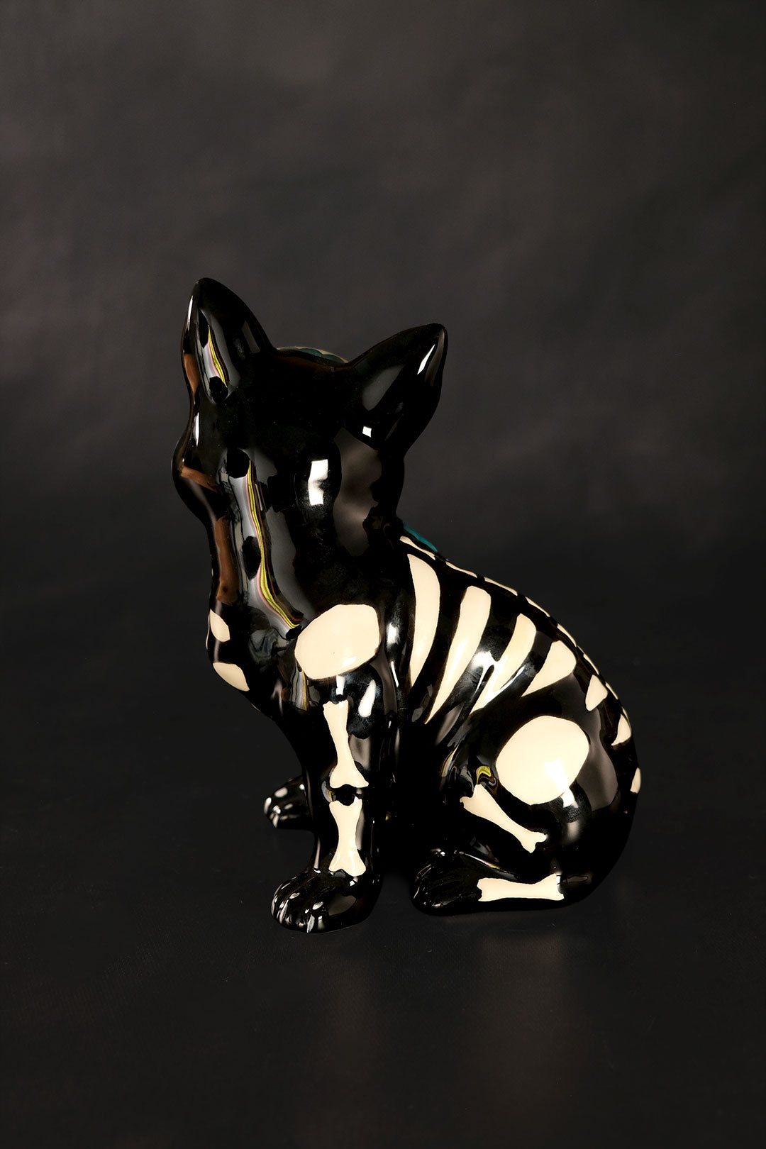 Clayworks Roxy Day of the Dead Cat Figurine