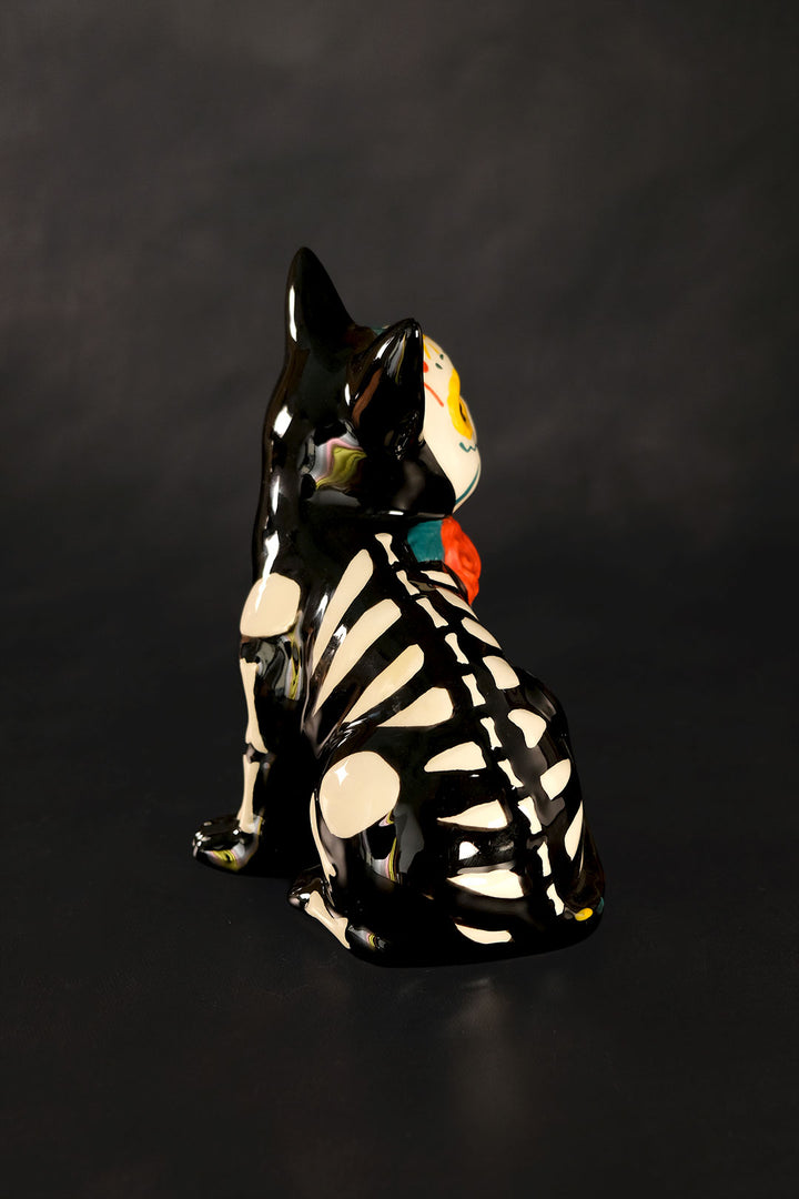 Clayworks Roxy Day of the Dead Cat Figurine