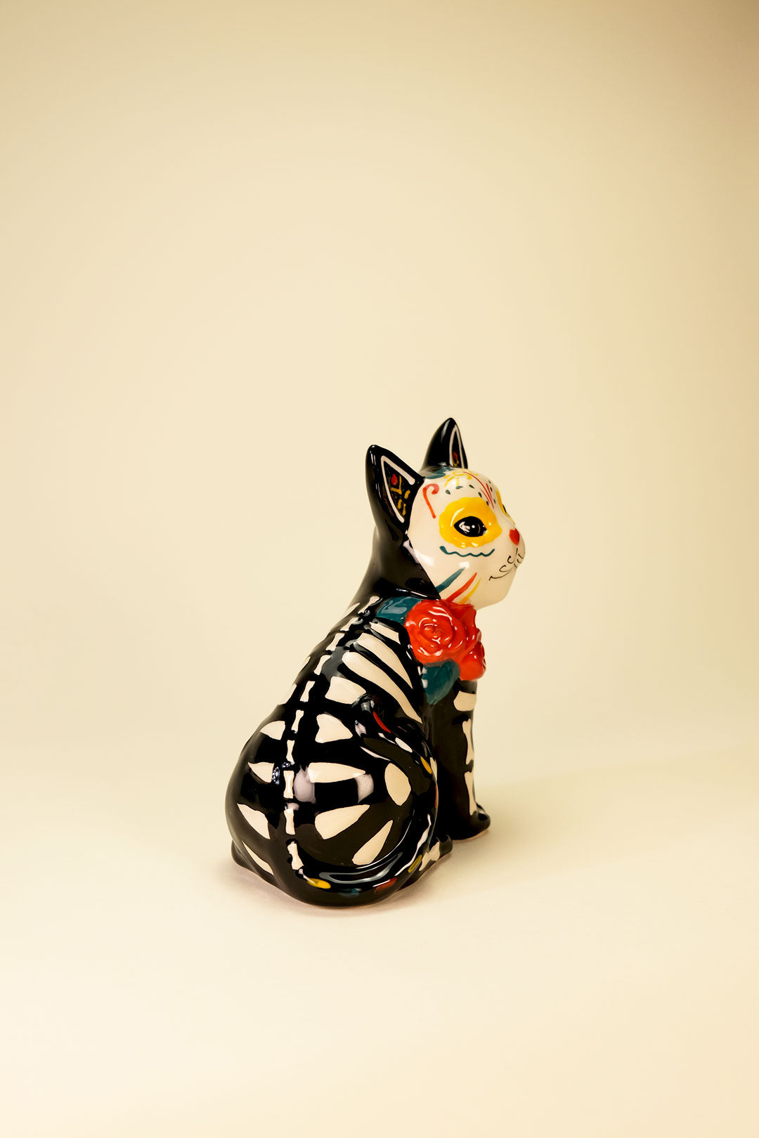 Clayworks Roxy Day of the Dead Cat Figurine