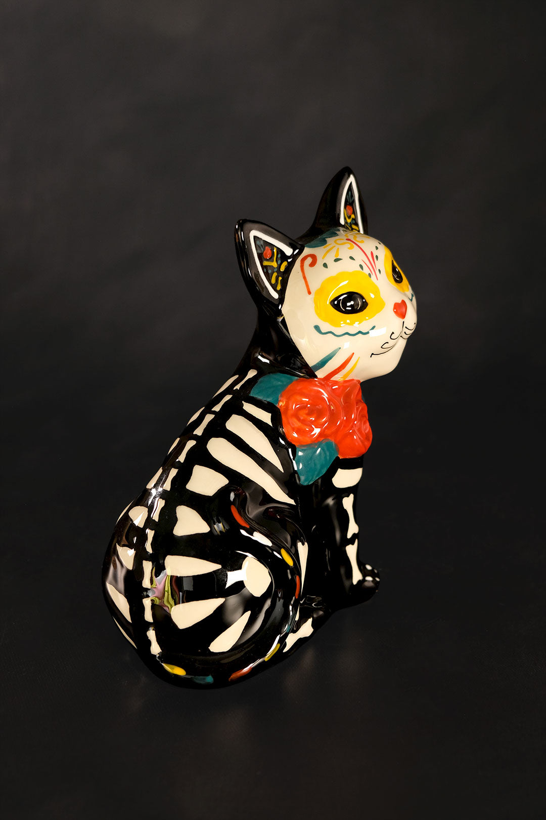 Roxy Day of the Dead Cat Figurine | Unique Limited Design