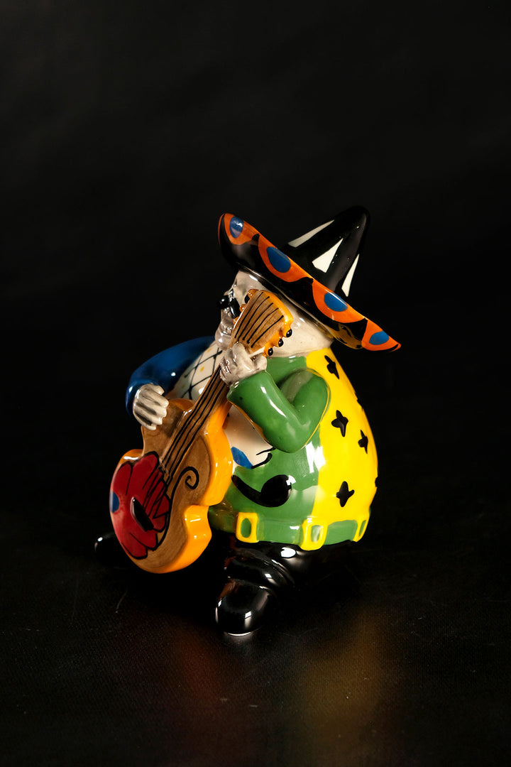 Day of the Dead Mariachi Guitar Figurine