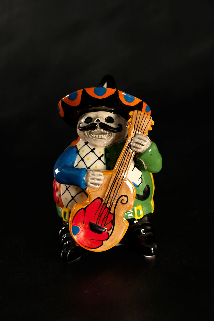 Day of the Dead Mariachi Guitar Figurine