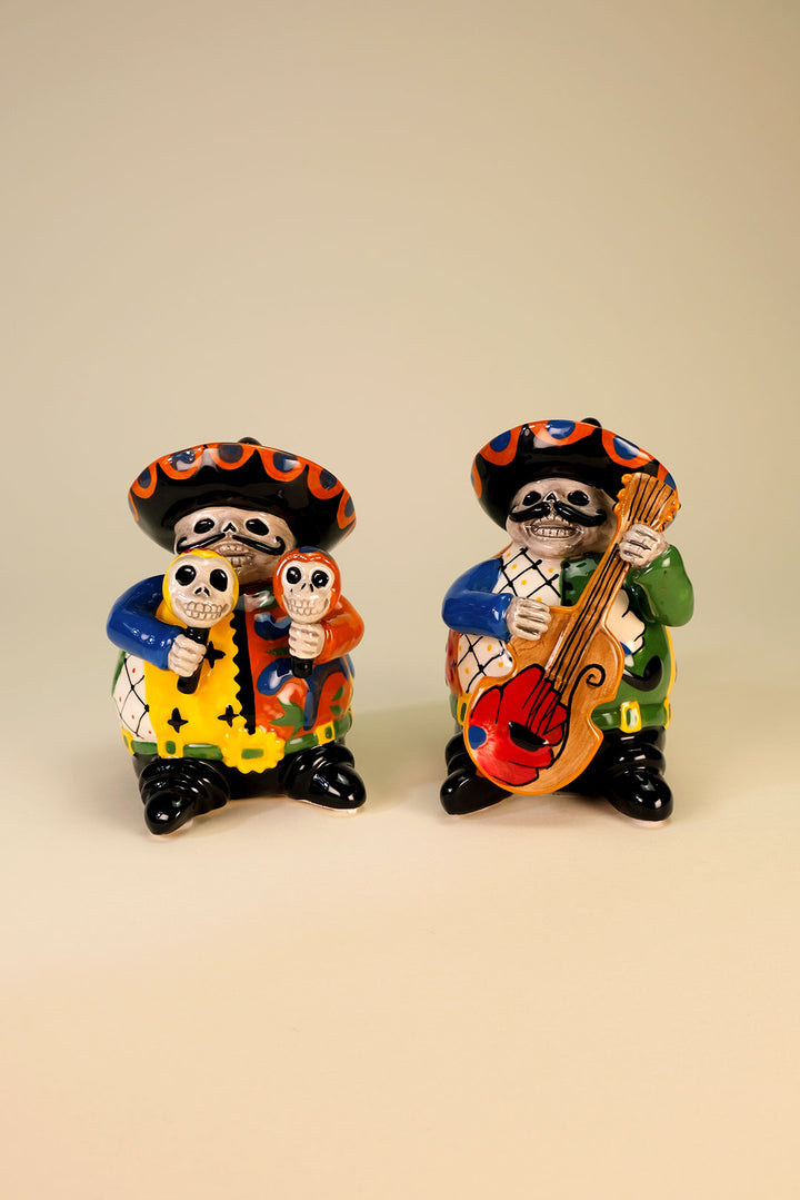 Day of the Dead Mariachi Maracas Figurine