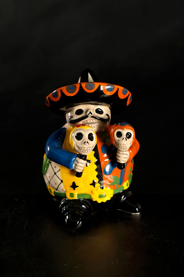 Day of the Dead Mariachi Maracas Figurine