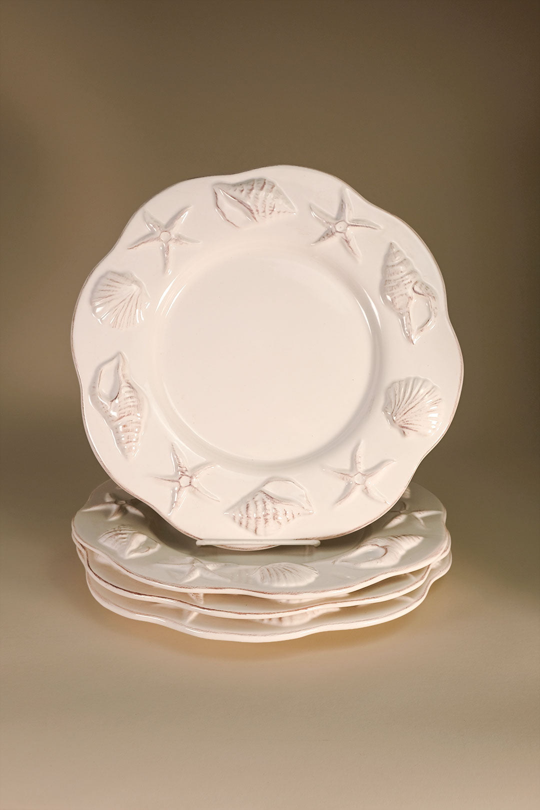 Laguna Coastal 11.5" Dinner Plate in White Set of 4