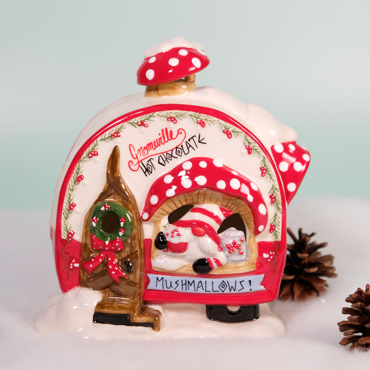 Gnomeville Hot Chocolate Tealight Holder