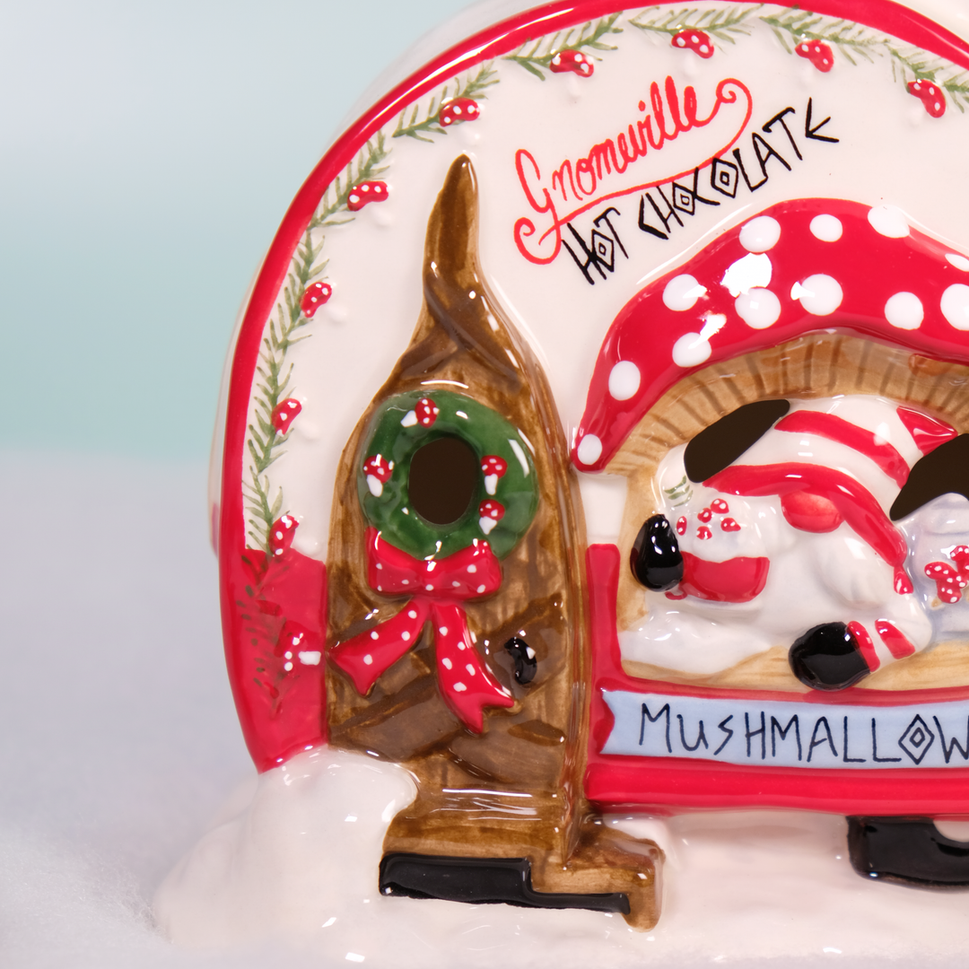 Gnomeville Hot Chocolate Tealight Holder