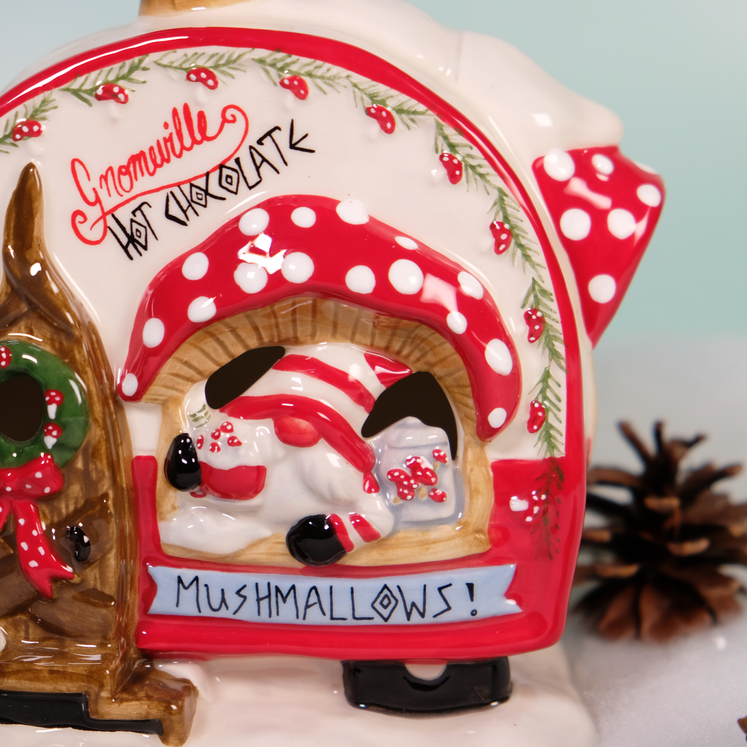 Gnomeville Hot Chocolate Tealight Holder
