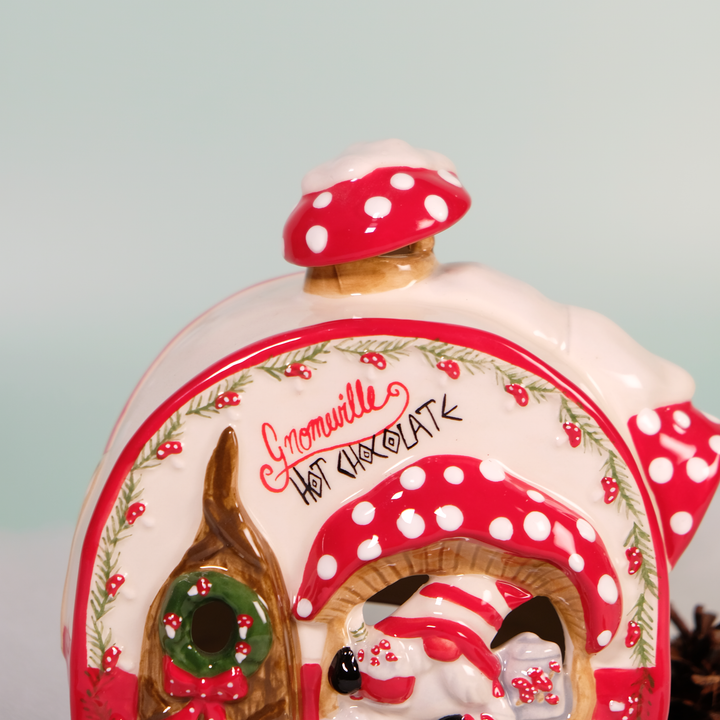 Gnomeville Hot Chocolate Tealight Holder