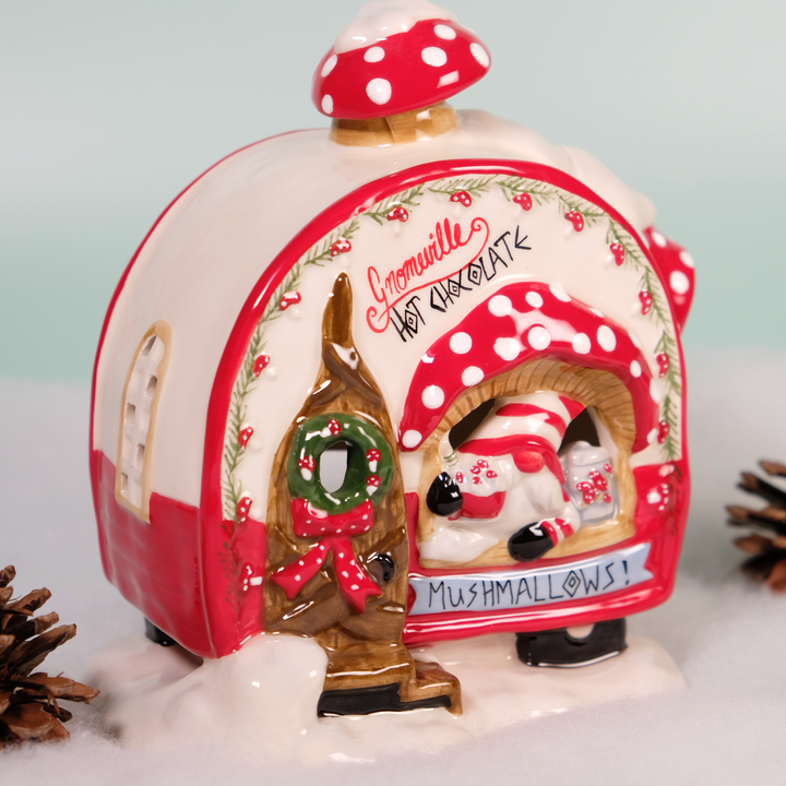 Gnomeville Hot Chocolate Tealight Holder