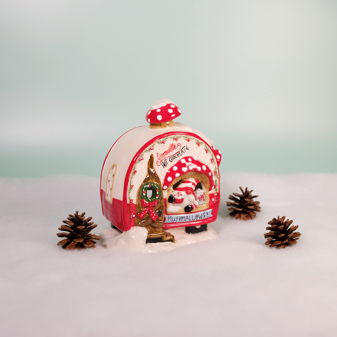 Gnomeville Hot Chocolate Tealight Holder