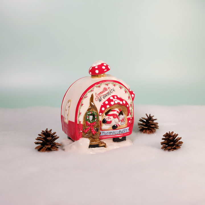 Gnomeville Hot Chocolate Tealight Holder