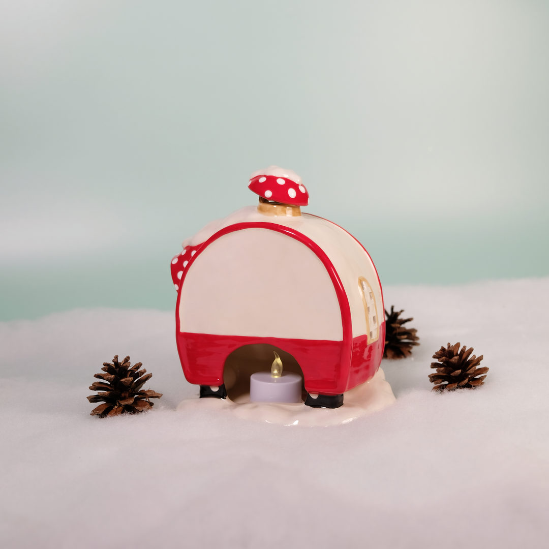 Gnomeville Hot Chocolate Tealight Holder