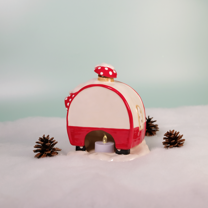 Gnomeville Hot Chocolate Tealight Holder