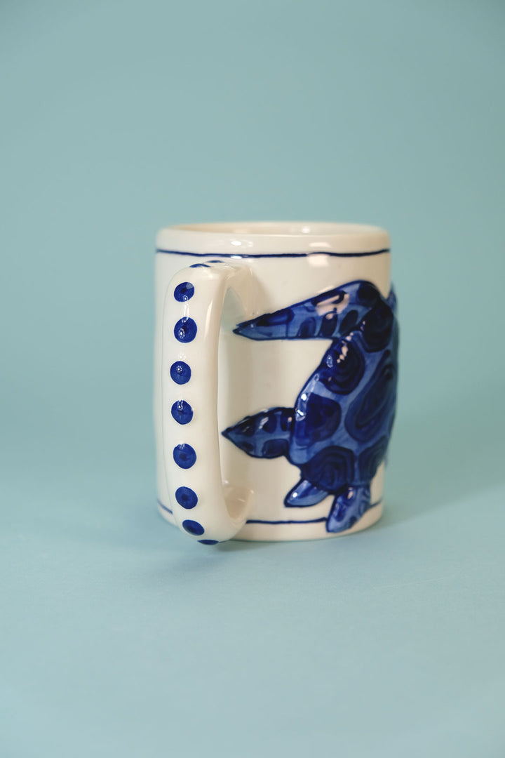 MAGIC SEA TURTLE MUG - COBALT BLUE