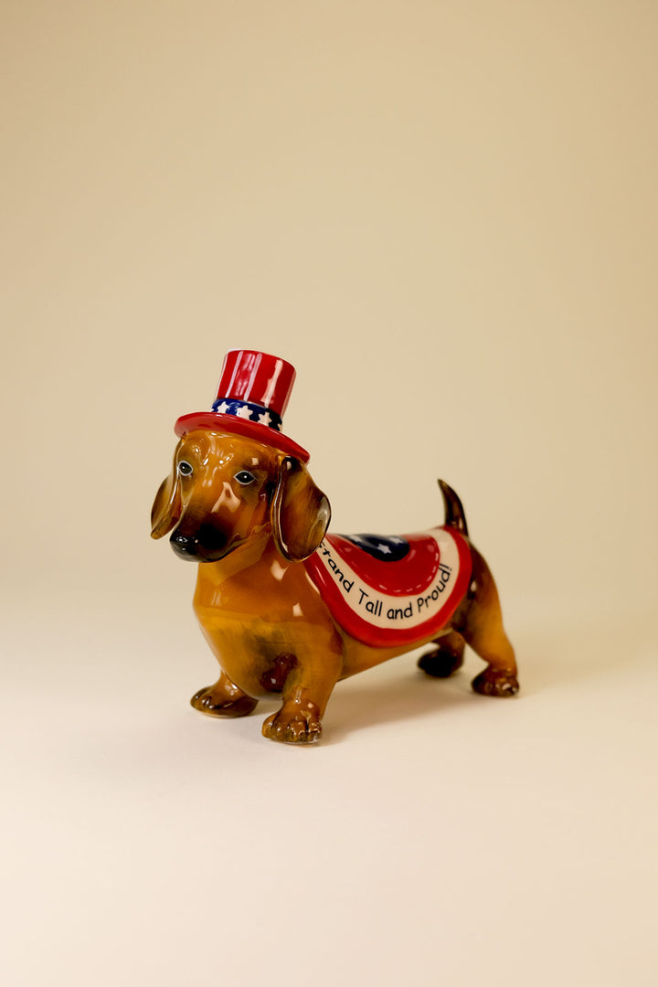 Stand Tall Dachshund Figurine
