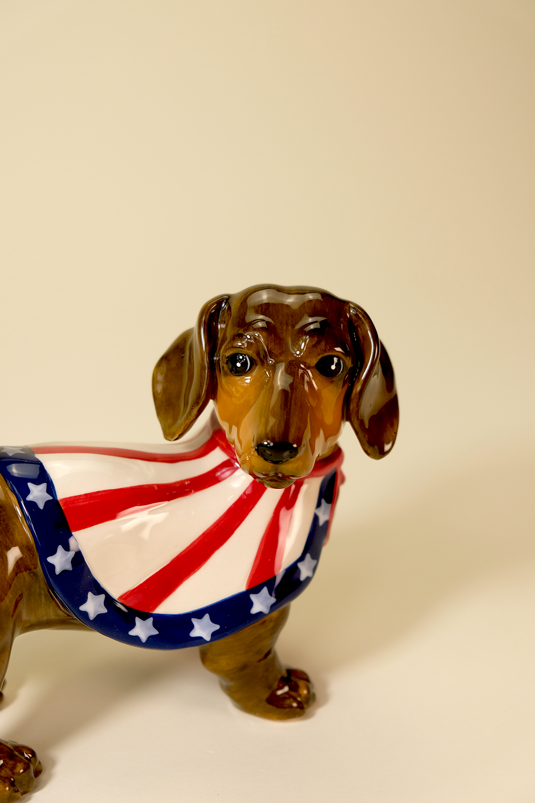 Captain Dachshund Figurine