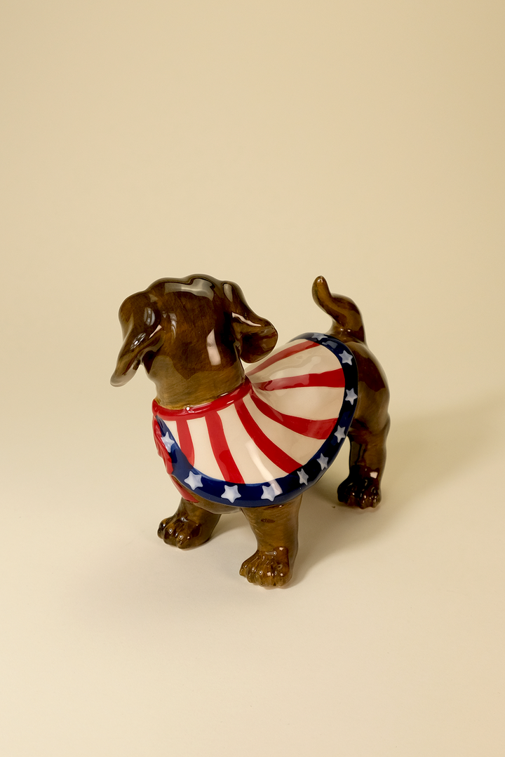 Captain Dachshund Figurine