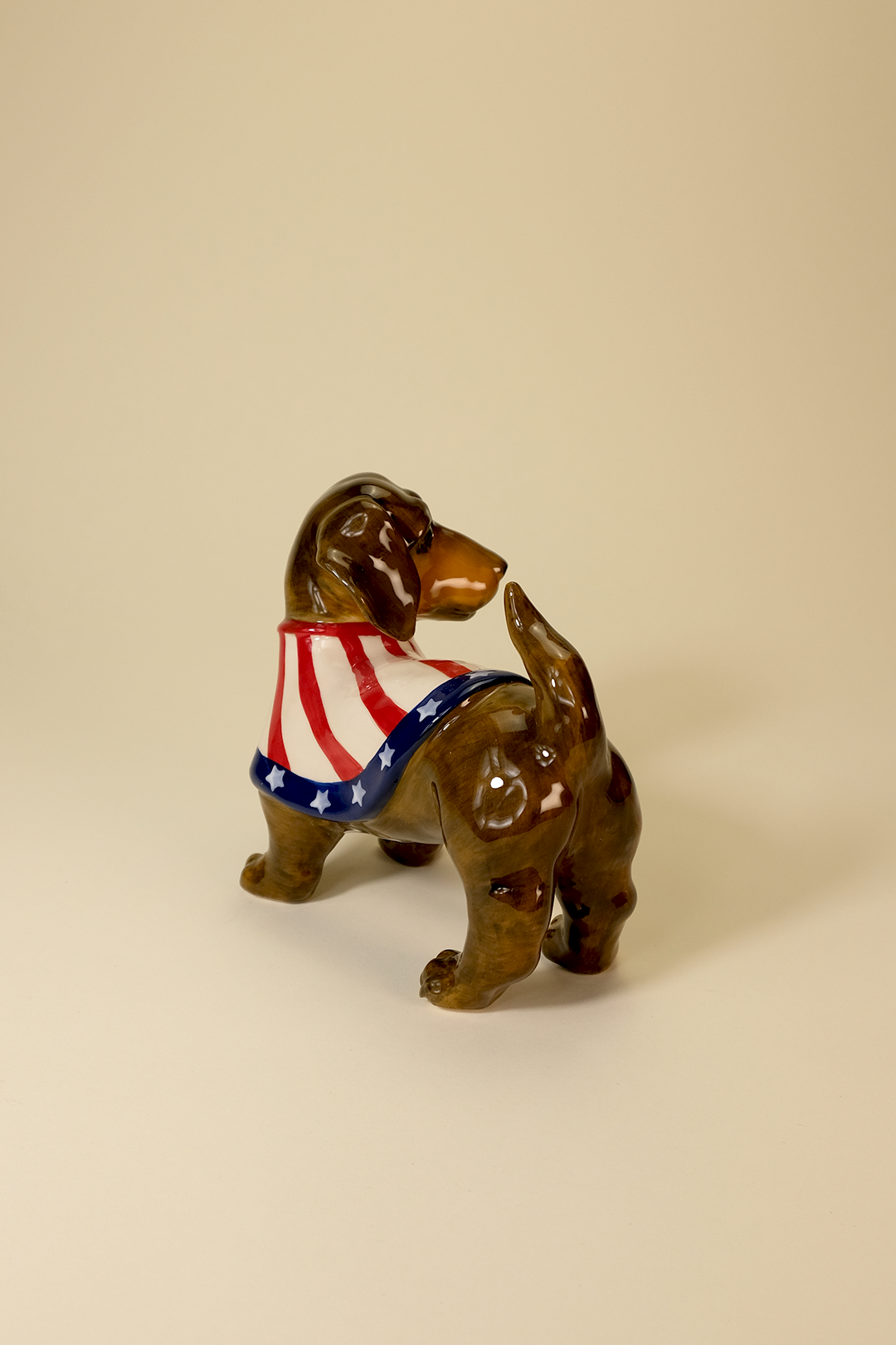 Captain Dachshund Figurine
