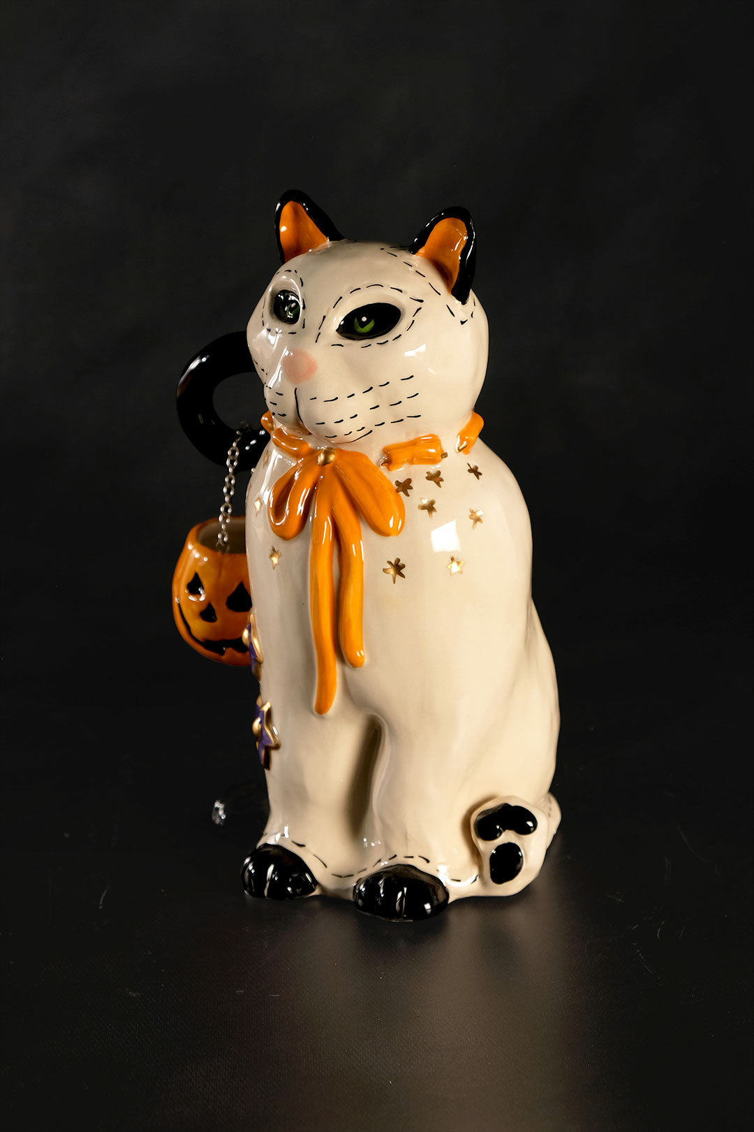 Ghost Cat Tealight Holder