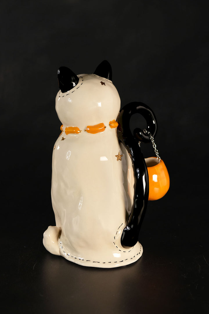 Ghost Cat Tealight Holder