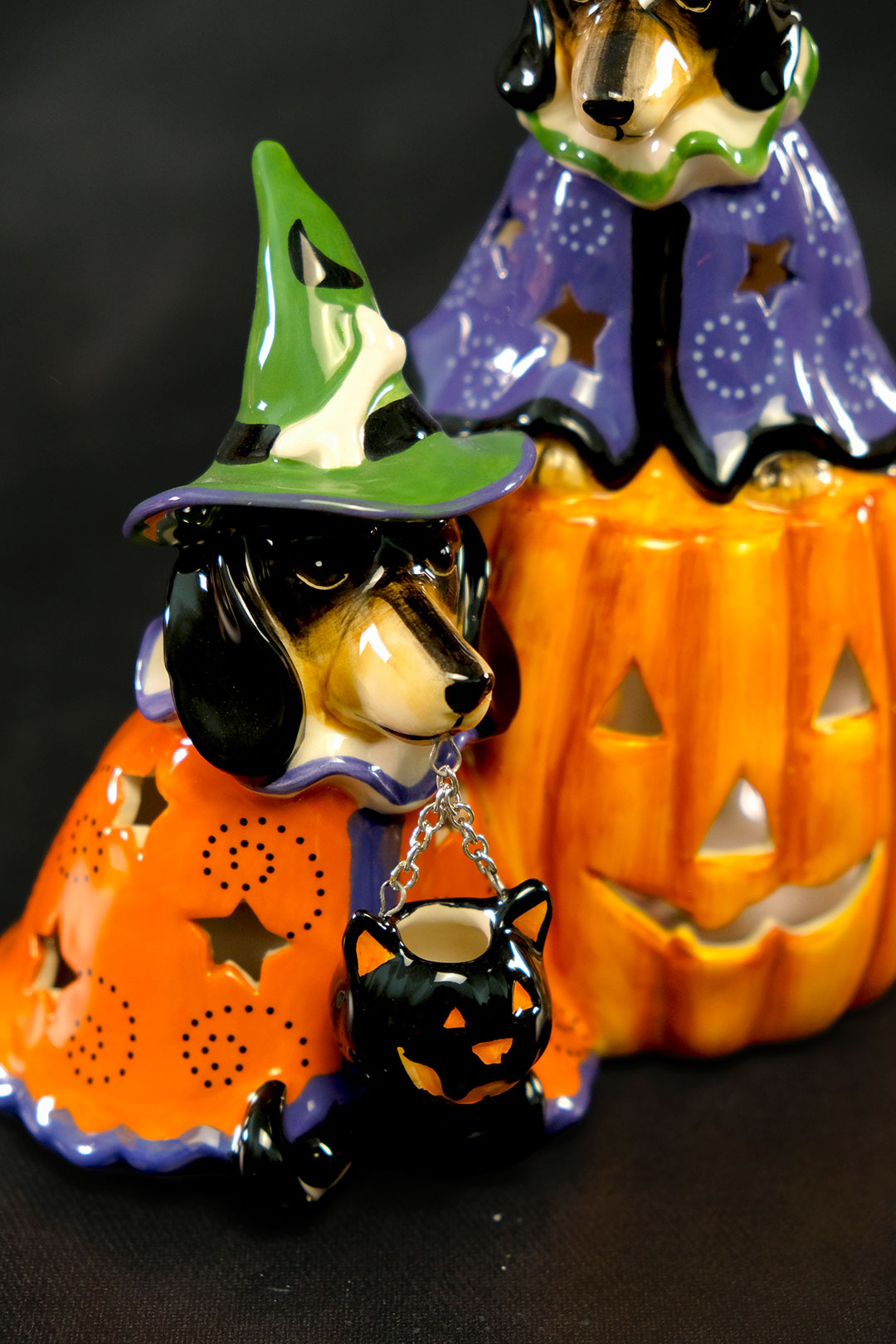 Harry and Hermione Dachshunds Tealight Holder