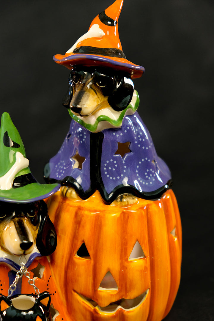 Harry and Hermione Dachshunds Tealight Holder