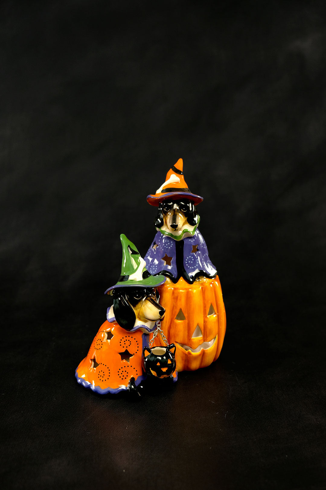Harry and Hermione Dachshunds Tealight Holder