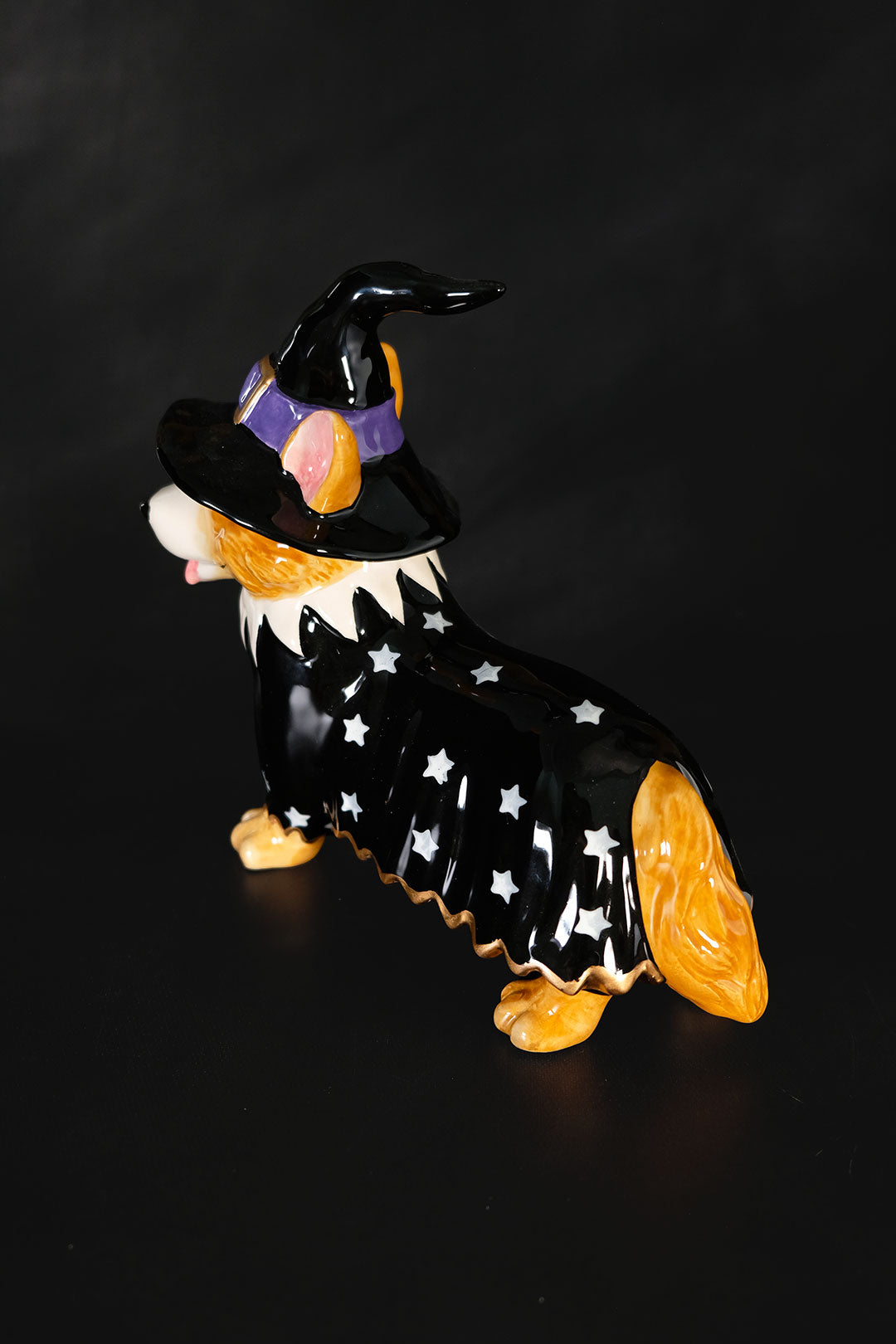 Corgi Witch Dog Figurine