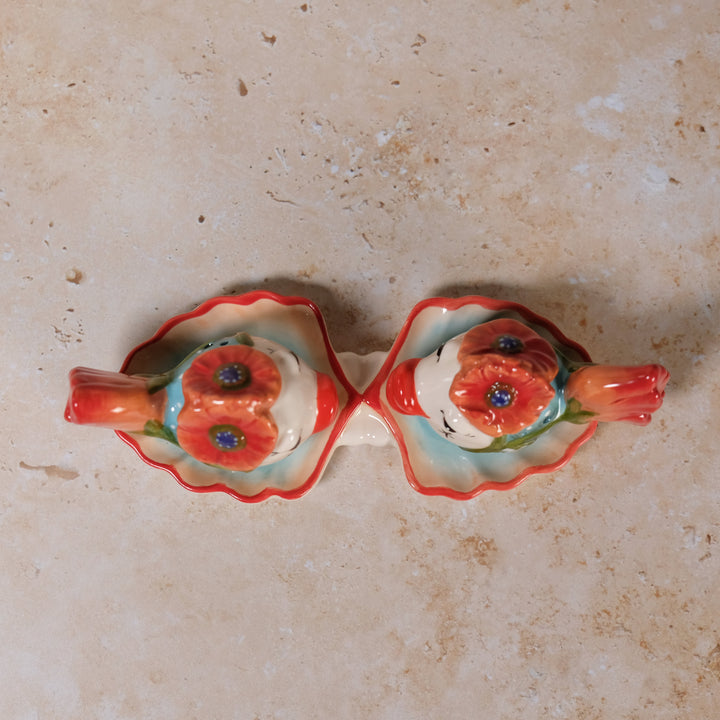 Kissy Fish S&P Set with Tray