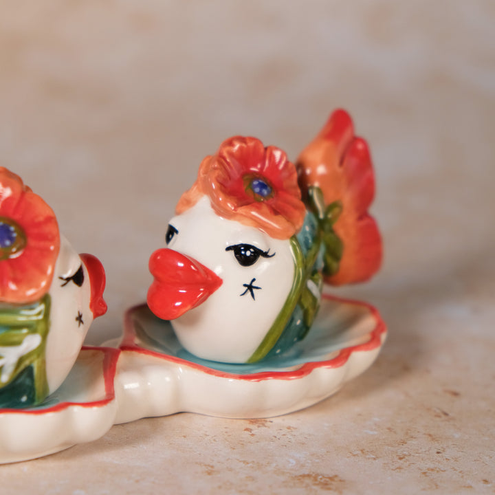Kissy Fish S&P Set with Tray