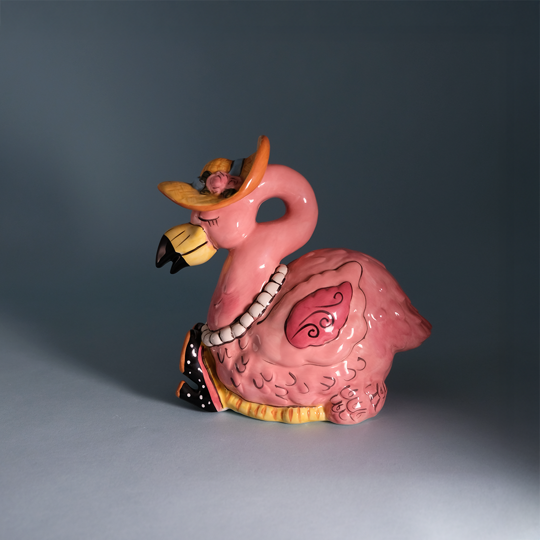 Miss Precious Flamingo Figurine