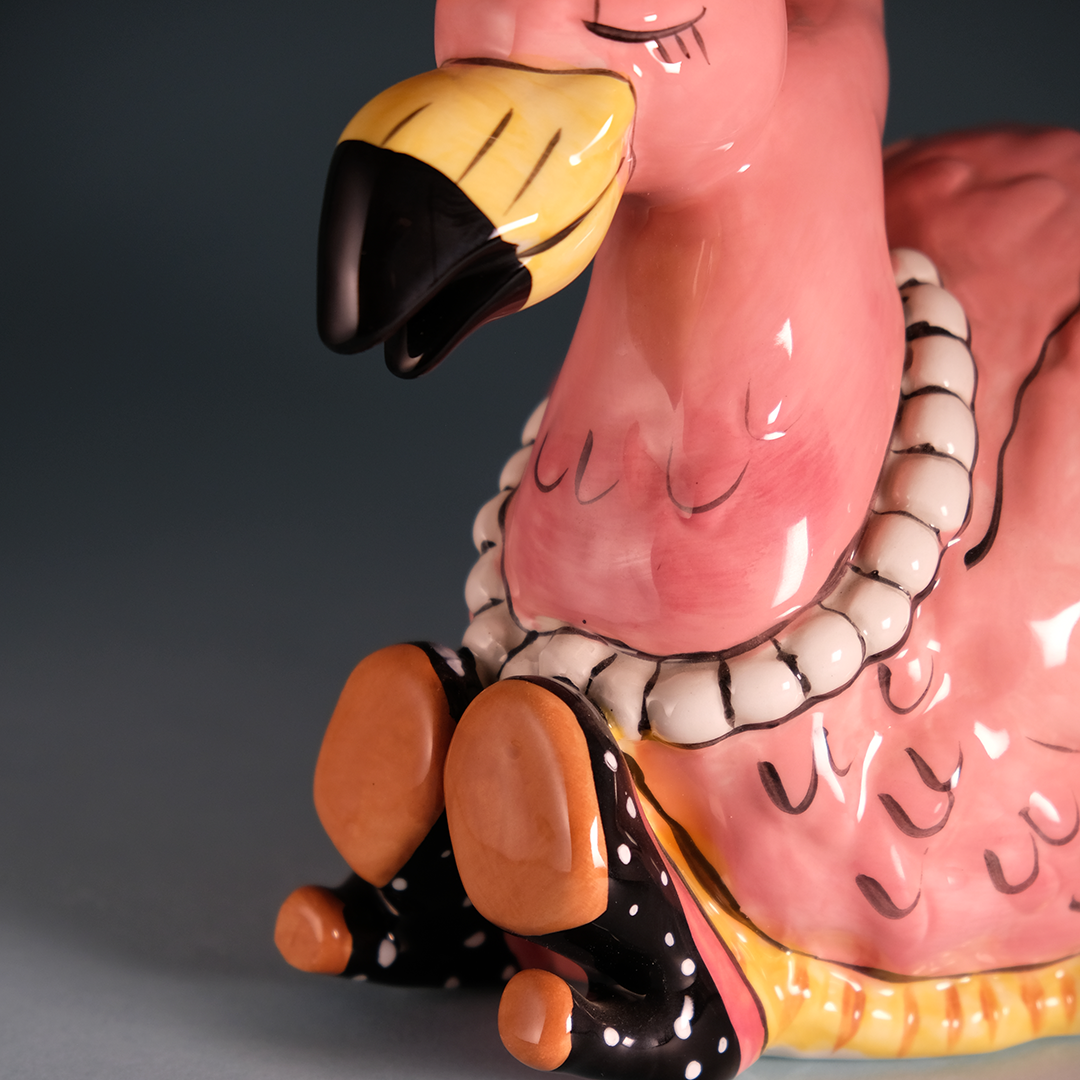 Miss Precious Flamingo Figurine