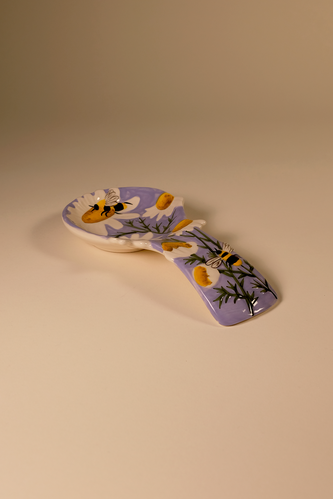 Lavender and Honey Bee Spoon Rest