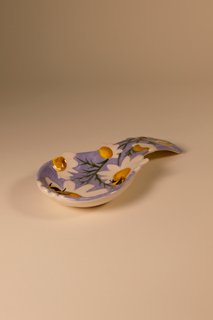 Lavender and Honey Bee Spoon Rest