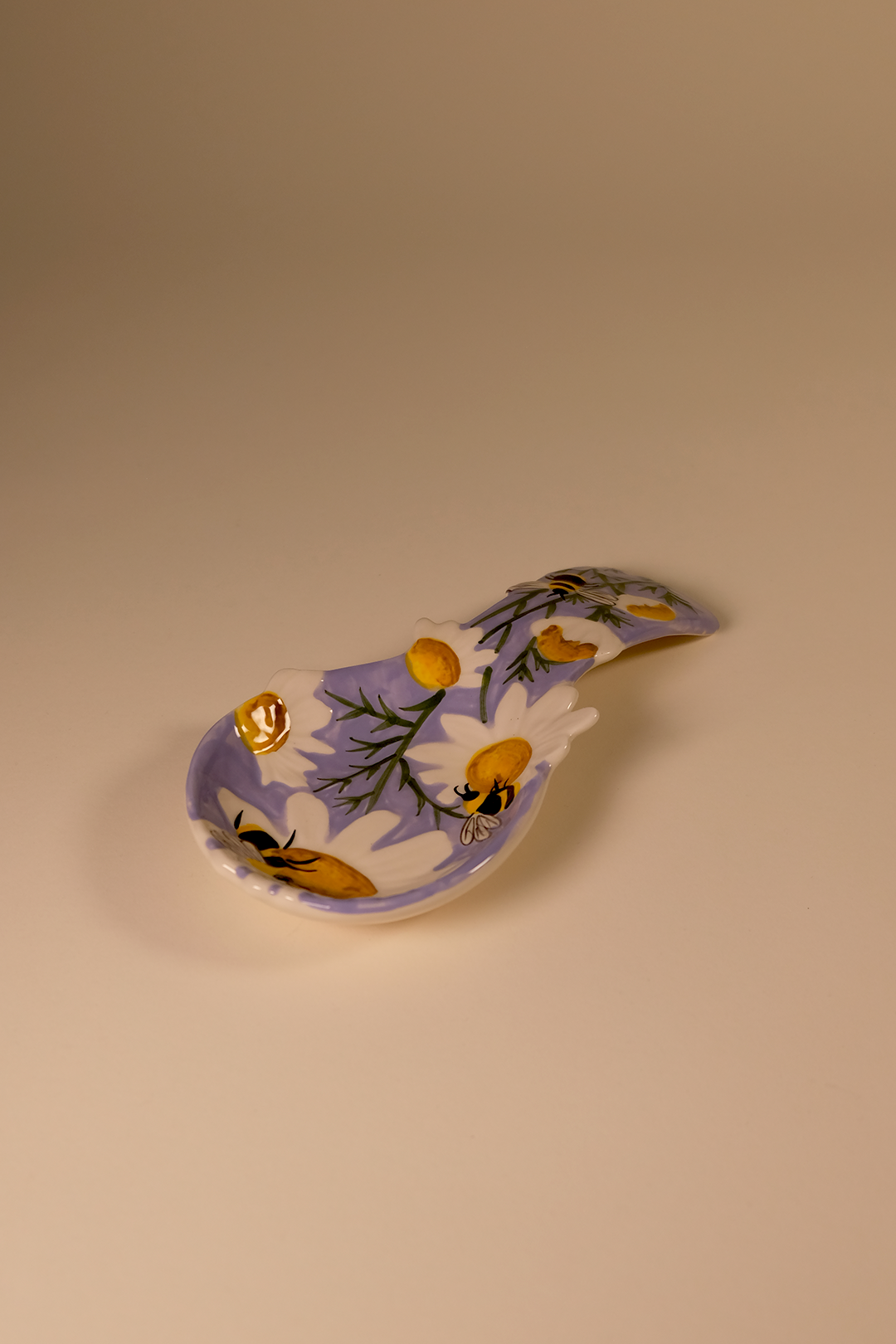 Lavender and Honey Bee Spoon Rest