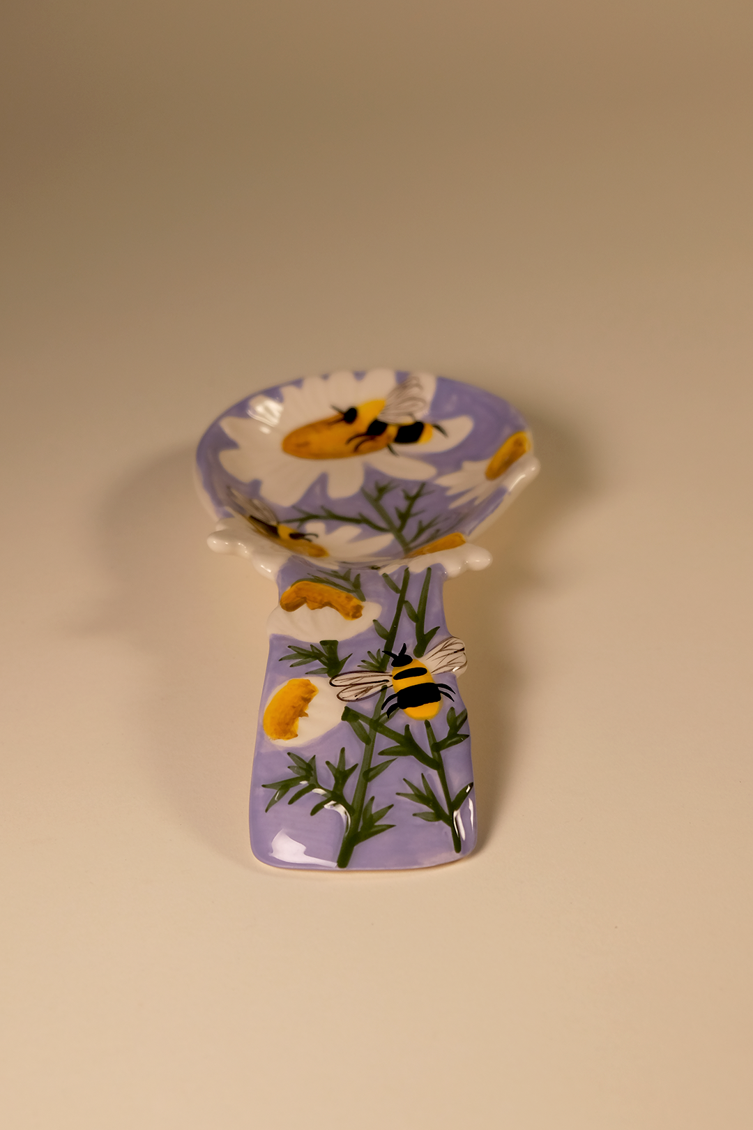 Lavender and Honey Bee Spoon Rest
