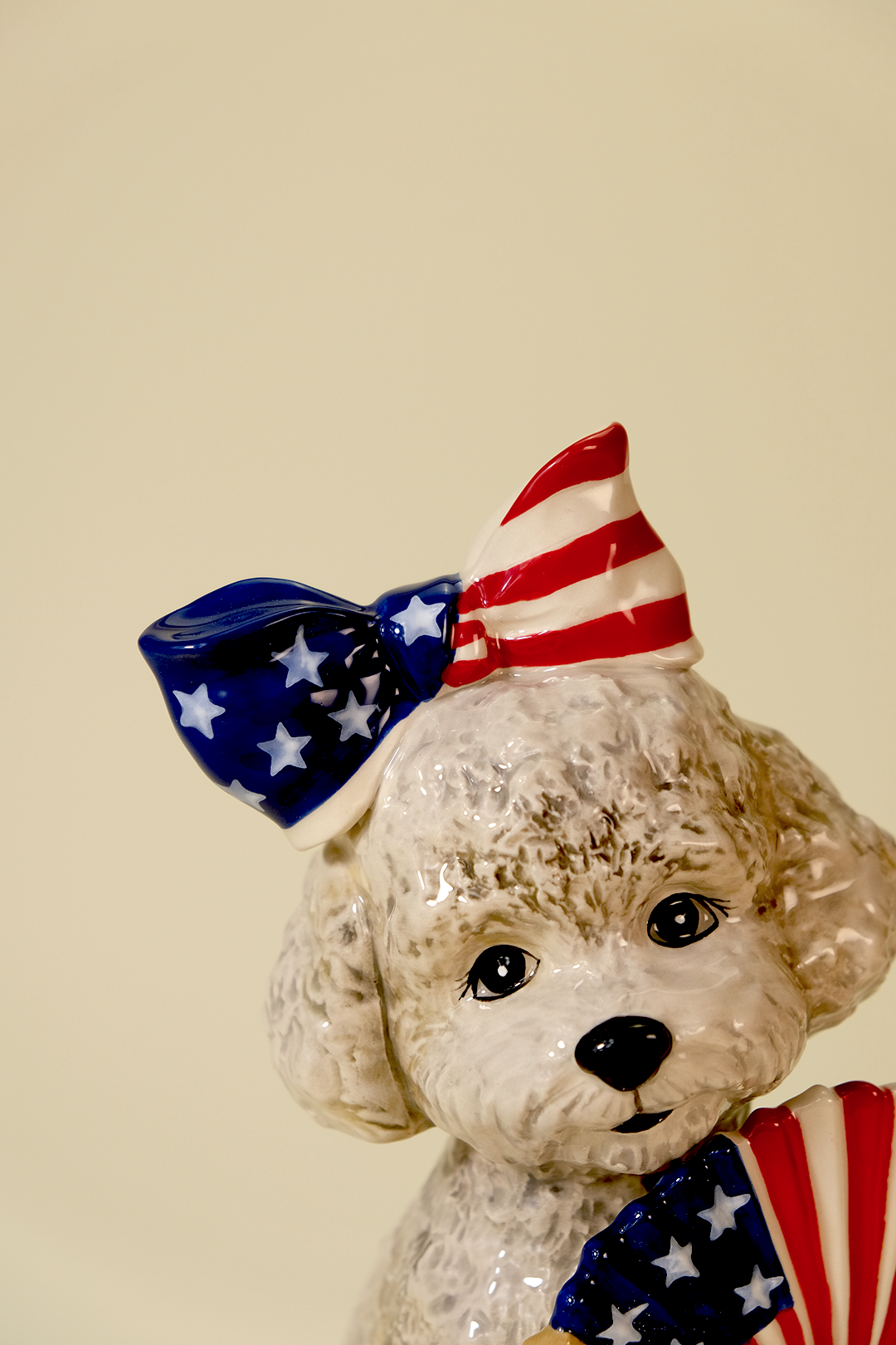 Patriotic Pup Figurine