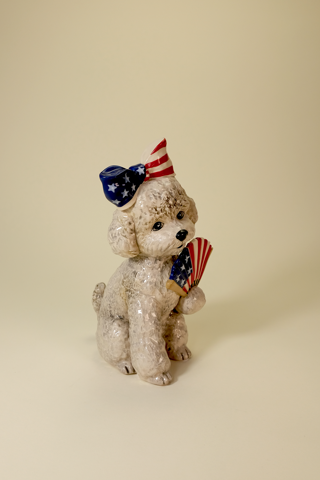 Patriotic Pup Figurine