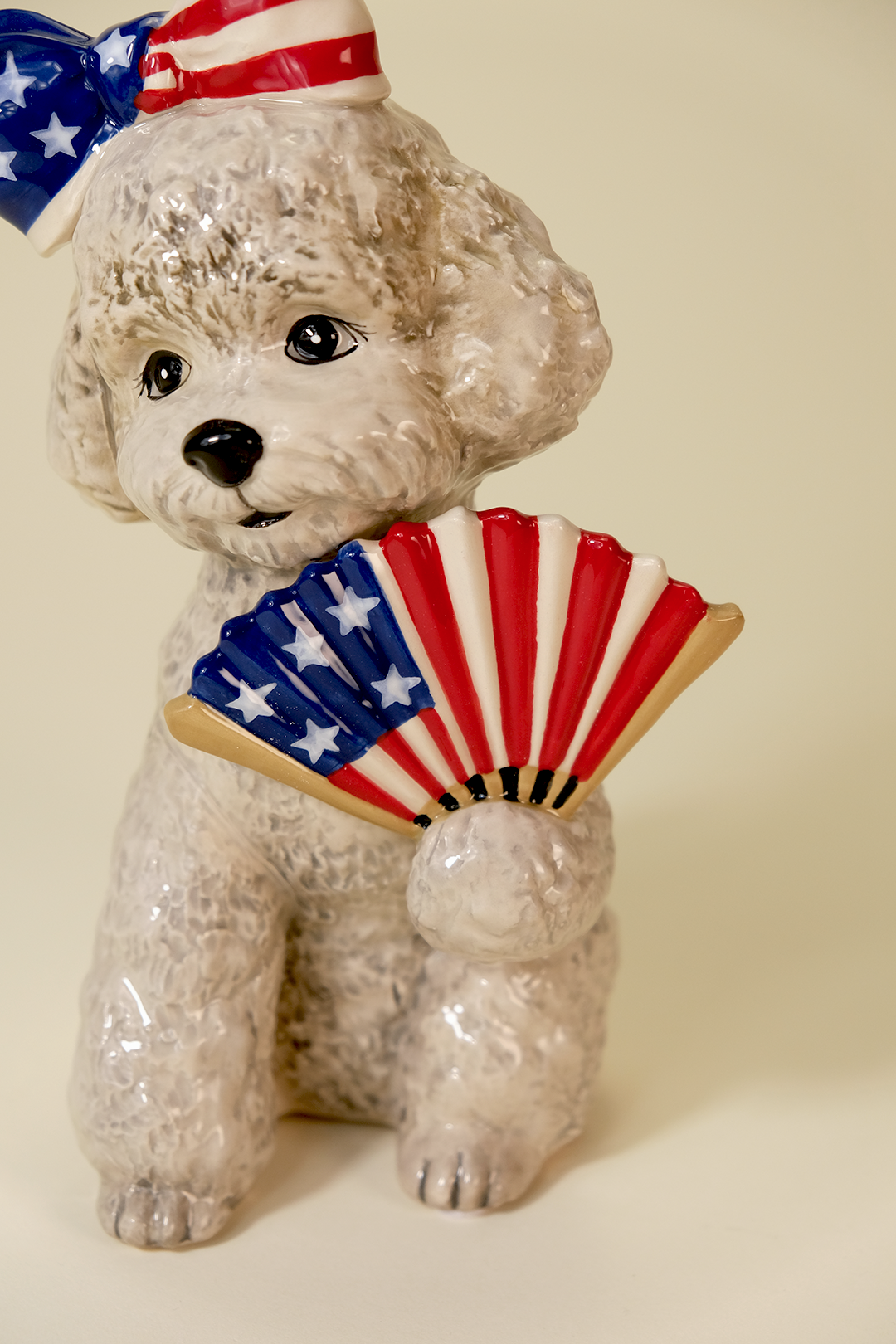 Patriotic Pup Figurine
