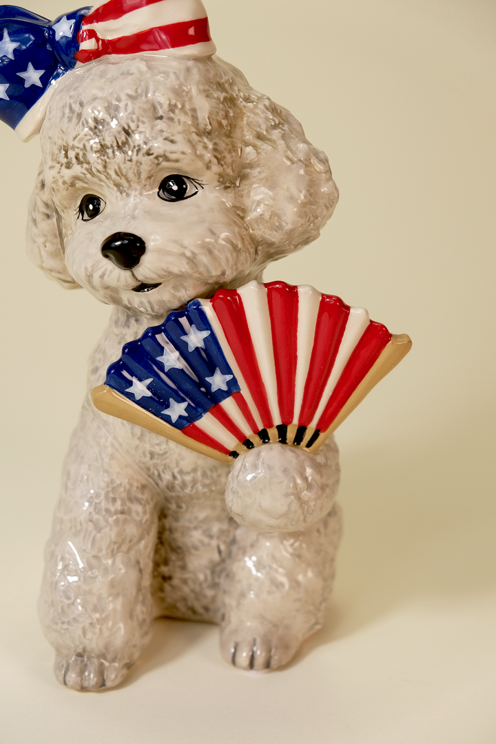 Patriotic Pup Figurine