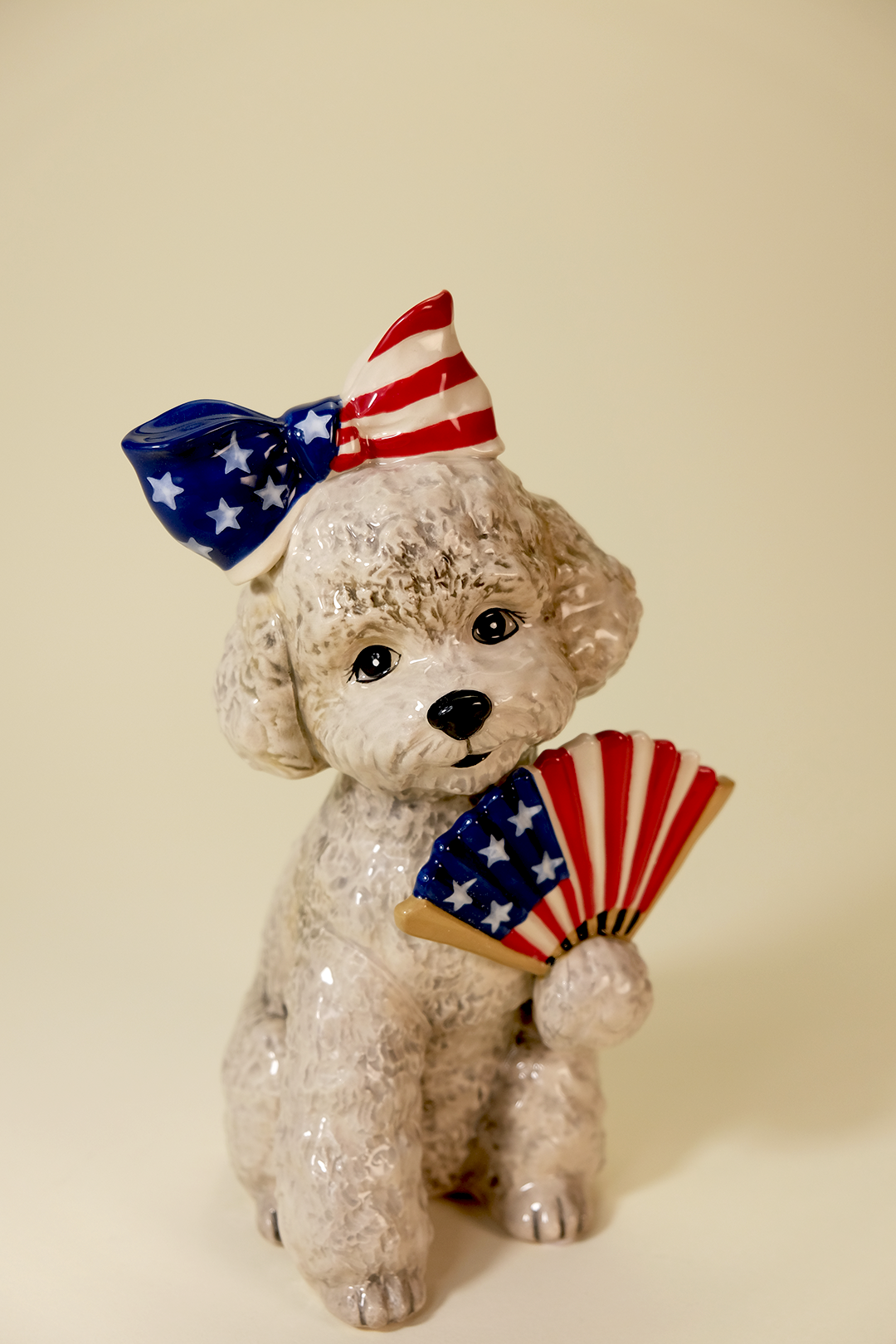 Patriotic Pup Figurine