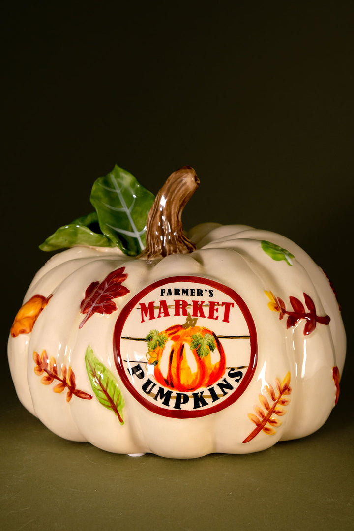 Farmer's Market Pumpkin Figurine