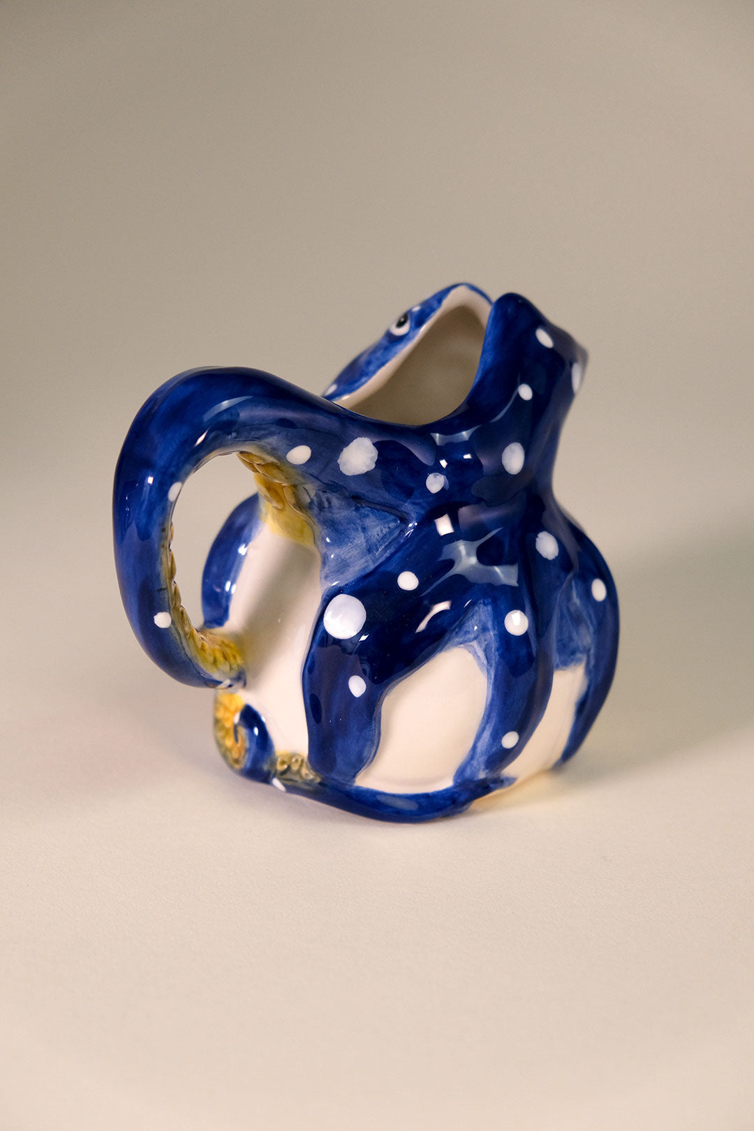 Blue Octopus Sugar & Creamer Set