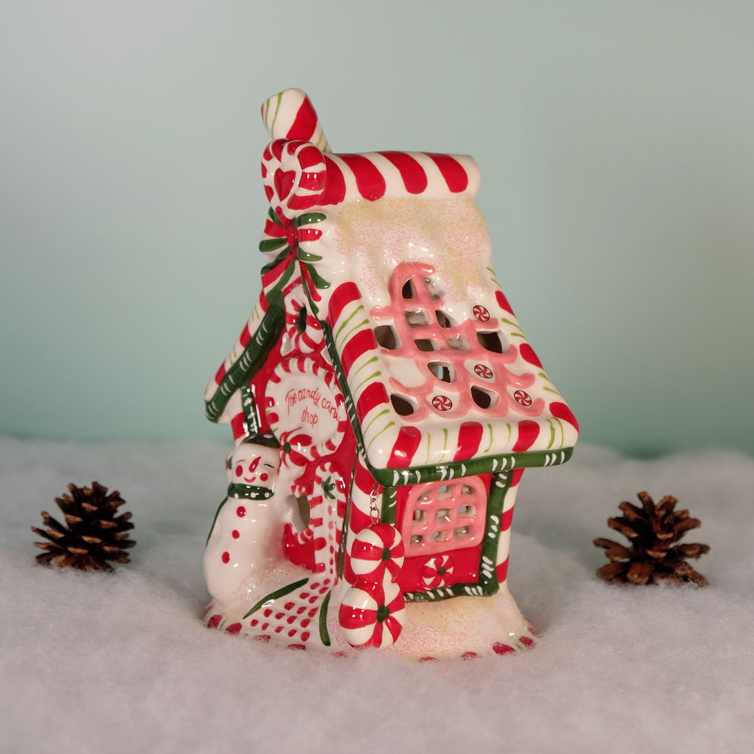 Candy Cane Shop Candle House