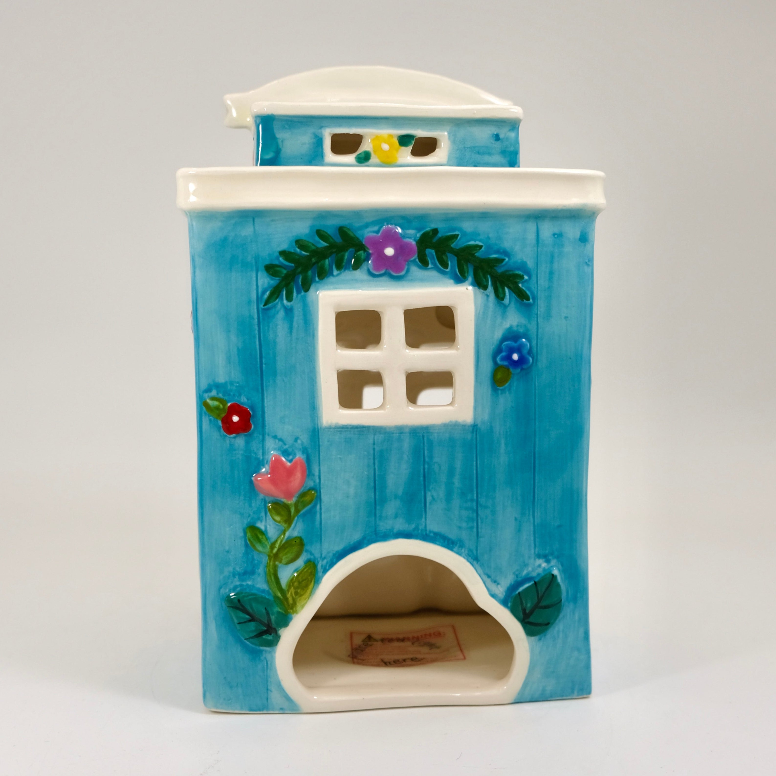Clayworks Hello Kitty Floral Garden Shop Candle House - Thumbnail 4