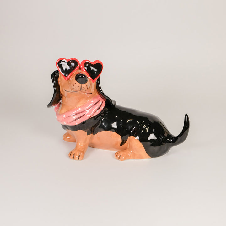 Hal Dachshund Val Dog Figurine
